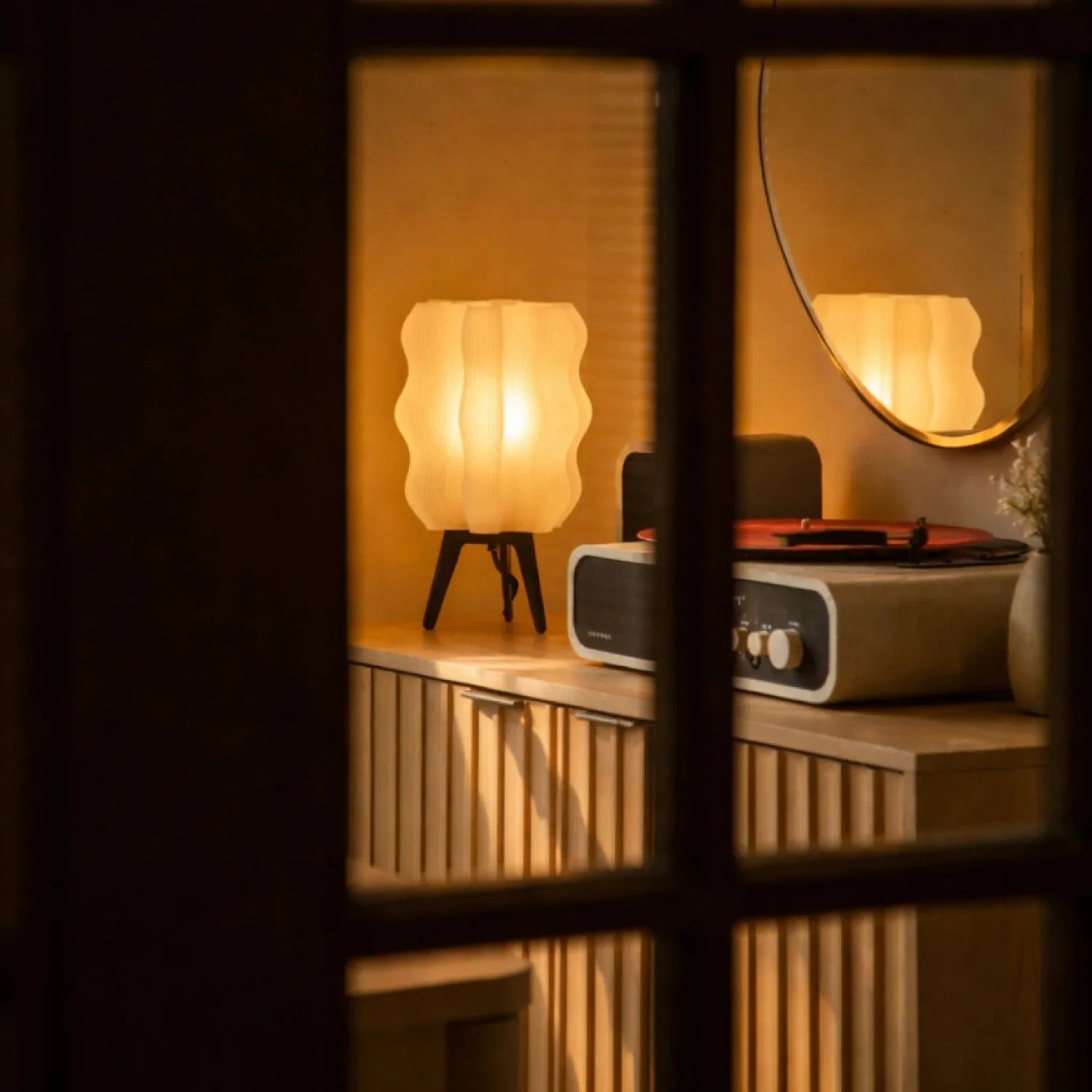 Japandi Wave Table Lamp